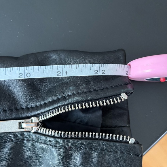 Zara Woman Real Leather Jacket sz M (runs small) - Picture 10 of 11